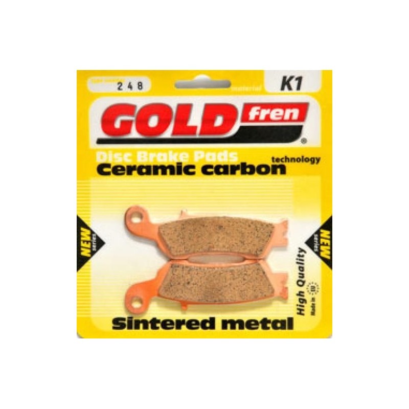 Pastilhas Travão Trás GOLDFREN K1