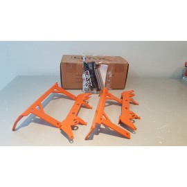 PROTEÇÃO RADIADOR LARANJA 4MX KTM